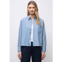 STREET ONE Langarmbluse im Melange Look