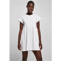 URBAN CLASSICS Sweatkleid Ladies Organic Empire Valance Tee Dress XS bis 5XL