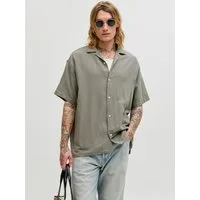 Jack & Jones Kurzarmhemd JJELIAM RESORT SHIRT SS SN Baumwolle, loose fit