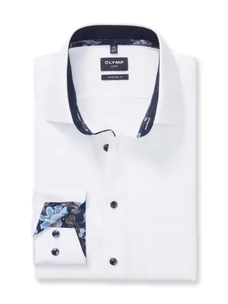 OLYMP - Modern Fit: Businesshemd weiß - Gr. - 39