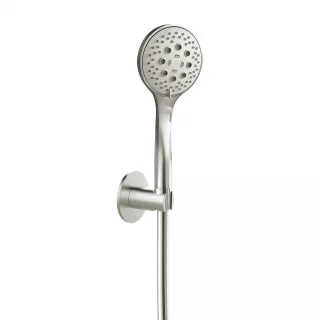 Herzbach spa ix Wannen-Set rund 70 hb 100 multi bs 125, Edelstahl matt gebürstet, 17.914200.1.09 17.914200.1.09