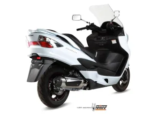 Sportauspuff Komplettanlage MIVV Urban Edelstahl Suzuki AN 400 Burgman Bj. 07-16 Typ: CG11 +Kat +ABE