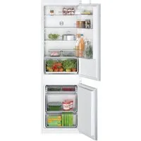 BOSCH Einbaukühlgefrierkombination Serie 2 KIV86NSE0, 177,2 cm hoch, 54,1 cm breit, Multi Box XXL: extragroße Schublade für Obst und Gemüse