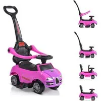 Moni Rutscher Rutschauto 2 in 1 Rider 308, Rutscher mit Griff, Lehne, Bügel, Fußstütze