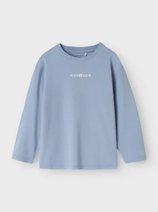 NAME IT - NMMOBRYAN LS TOP BF rain washed - Gr. - 116