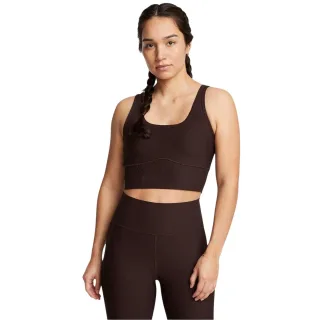 Under Armour - "Meridian" Ärmelloses Oberteil für Damen, gerippt, Anliegende Passform (Braun)