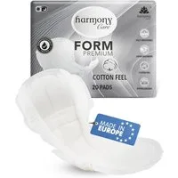 Harmony Care Inkontinenz-Einlage Harmony Care® Form Maxi+ Inkontinenzvorlagen Unisex stark, Maxi-Schutz, bei starker Inkontinenz, 20-St., trockenes Hautgefühl, Inkontinenzeinlage für Fixierhosen + Bettlägrige
