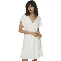 ONLY Sommerkleid ONLSANDRA S/S V-NECK DRESS mit Stretch