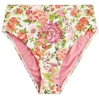 LAURA ASHLEY Highwaist-Bikini-Hose Laura Ashley Hochbund-Bikinihose mit Print (1-St)