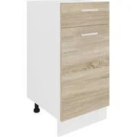 VCM Unterschrank Küchenschrank B 40 cm Unterschrank Schublade Esilo (1-St) VCM Küchenunterschrank Esilo 82x40x46 cm Holzwerkstoff