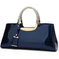 LuxusKollektion Handtasche Damen Handtasche aus PU-Lackleder Henkeltasche Schultertasche