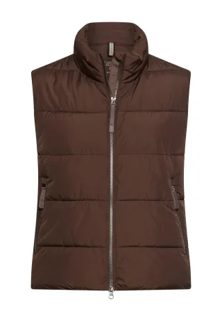 camel active - Winddichte Weste mit Reißverschlusstaschen brown - Gr. - 38