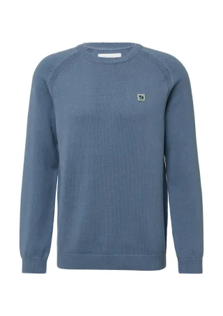 s.Oliver Red Label - Strick-Pullover mit Crew Neck blau - Gr. - L