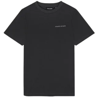Lyle & Scott T-Shirt mit gesticktem Logo in Gunmetal Grey