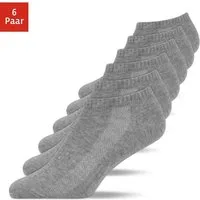 SNOCKS Sneakersocken kurze Socken für Herren & Damen (6-Paar) aus Bio-Baumwolle, für jeden Schuh und Anlass