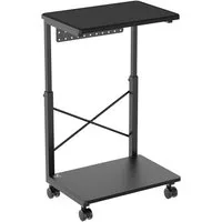 NanoRS Halterung RS430 PC Tower Ständer mit Regal mit Rollen & Feststellbremse, (bis 120 Zoll, Höhenverstellbarer Computer Rollwagen 550–850 mm, bis 80 kg belastbar)
