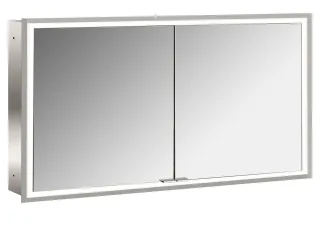 emco LED-Lichtspiegelschrank prime Facelift Unterputz, 1300 mm, 2-türig, IP 20 Rückwand verspiegelt 949706295