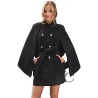 Love & Roses Kurzmantel Love & Roses Cape-Mantel (1-tlg)