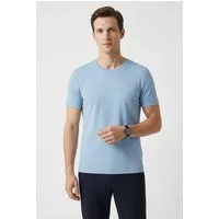 OLYMP Rundhalsshirt aus Leinen
