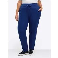 Sieh an! Jerseyhose Hose komfortabel mit Rundum-Dehnbund und Bindeband