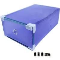 Yudu Aufbewahrungsbox Sortierbox Faltbox Schuhbox Stapelbox Stapelbar & Robust