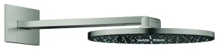 GROHE Kopfbrause-Set Rainshower Aqua 107056, 2 Strahl Brausearm supersteel, 107056DC00 107056DC00