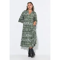 Studio Untold Midikleid Midikleid A-Line Alloverprint Volants