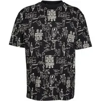 LAGERFELD T-Shirt mit Allover-Print (1-tlg)