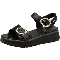 Tamaris WIDE FIT MultiAdjustable, comfortFit aus Leder Sandale comfortFit