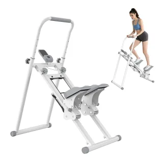 [EU Direct] Formill QK7906 Stair Stepper 150KG Home Fitness Climber Folding Machine with Adjustable Handlebar & Pedals L