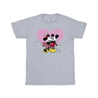 Disney - "Mickey Mouse Love Languages" T-Shirt für Herren (Grau)