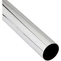 SO-TECH® Garderobenstange Kleiderstange Schrankstange Chrom poliert, (1 St), rund Ø 25 mm Länge 2000 mm