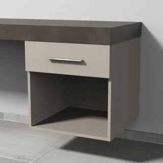 Sanipa Anbau-/Solitärschrank 2morrow (G3353) 510x500x520 Kaschmir-Matt, G33531U G33531U