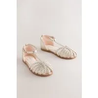 Next Geflochtene Fischersandalen Sandale (1-tlg)