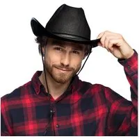 Boland Cowboyhut Cowboyhut Rodeo 59 cm Damen Herren Fasching Hut Farbauswahl Perfekt kombinierbar mit Cowboy- und Cowgirl-Kostümen