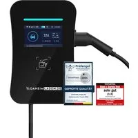 DAHEIM LADEN Elektroauto-Ladestation DaheimLader Touch PRO Wallbox, 11kW / 16A, 3-phasig, mit App, RFID, MID-Stromzähler, DockingStation, OCPP Version 1.6j