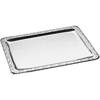 APS Tablett APS Edelstahltabletts Tablett -SCHÖNER ESSEN- 382