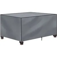 bonsport Abdeckhaube Gartentisch Schutzhülle aus 600D Oxford Polyester, wasserdicht