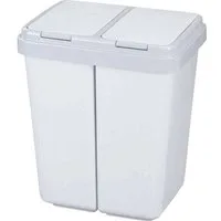 ALPFA Mülleimer Mülleimer 25 l Kunststoff (L x B x H) 36 x 45 x 47 cm farbig sortiert