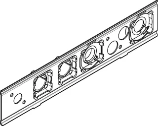 Hansgrohe Axor Spannplatte 2V Hansgrohe Axor ShowerComposition Thermostatmodul, 87720000 87720000