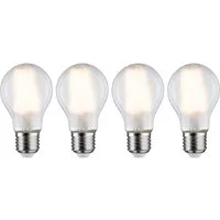 Paulmann LED-Filament 4er Pack 7W E27 2700K matt, E27, 4 St., Warmweiß