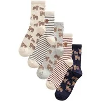 Next Kurzsocken 5er-Pack Söckchen, Hochlandrind Hamish (1-Paar)