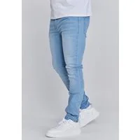 Siksilk Slim-fit-Jeans SikSilk Herren Blaue Slim Fit Jeans