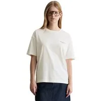 Marc O'Polo DENIM T-Shirt Logo-T-Shirt relaxed aus Organic Cotton