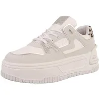 Ital-Design Damen Low-Top Freizeit Sneaker (88828490) Keilabsatz/Wedge Sneakers Low in Beige