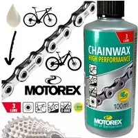 Motorex Fahrrad-Montageständer Motorex Fahrrad MTB Road Ebike Kettenwax Ketten Öl Service Bio 100ml