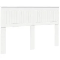 vidaXL Bett Kopfteil Weiß Holzwerkstoff (1-tlg)