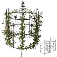 CLP Rankgitter Klivia Rankgitter 2er‑Set Set, 2 St., 2er, Verschnörkeltes, traditionelles Design mit dekorativen Zierspitzen