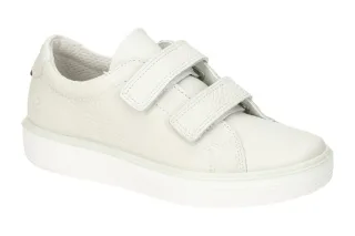 Ecco Kinder Sneaker 71381201007 Wei? - Klettverschluss, Echtleder & extra leicht
