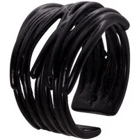 Heideman Fingerring Mona schwarz farben (Ring, 1-tlg., inkl. Geschenkverpackung), Damenring